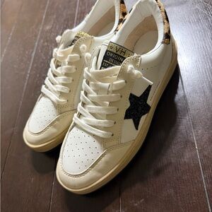 Vintage Havana Cream and Black Sneakers